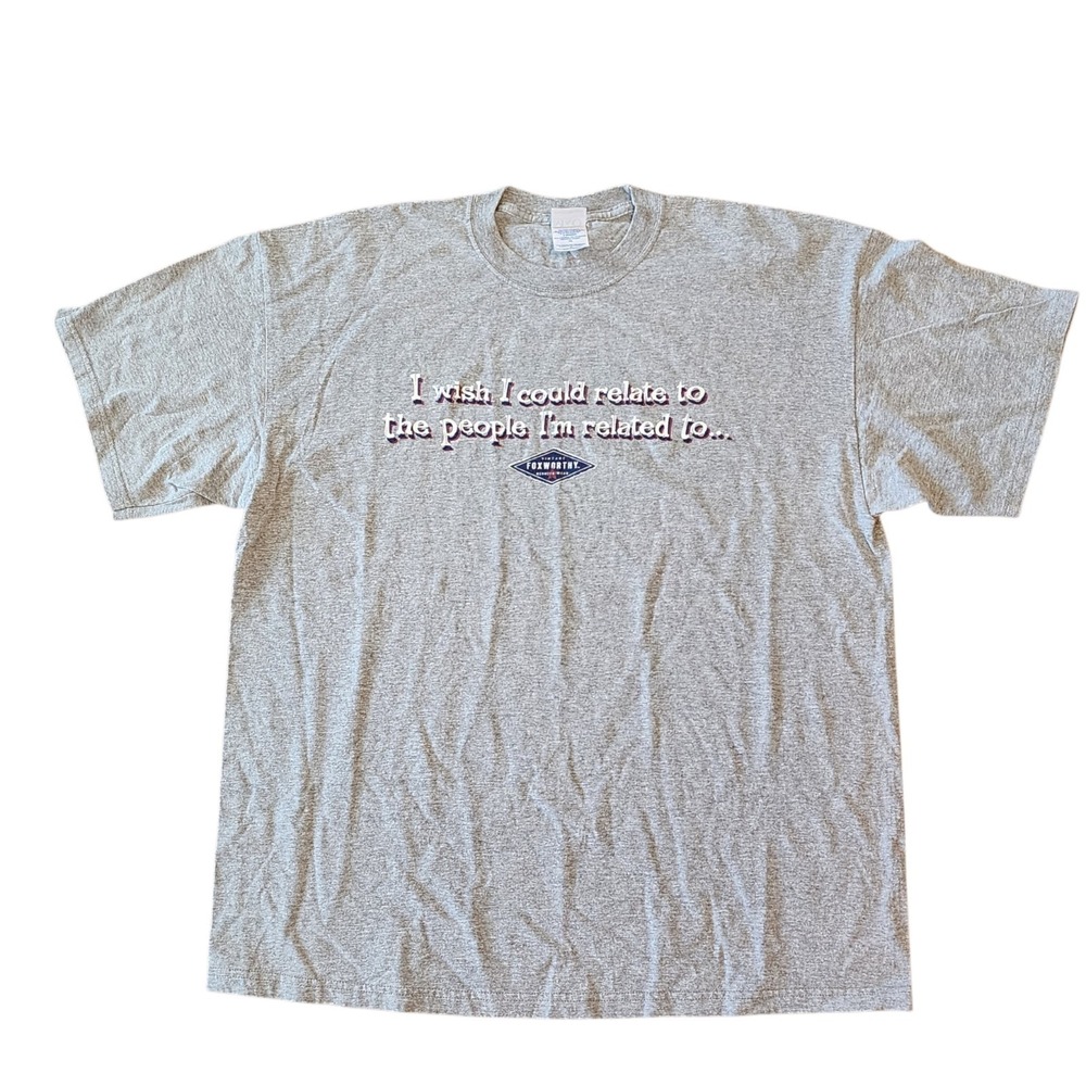 Vintage Foxworthy Redneck Wear Graphic T Shirt Men's XL Funny Quote Tee USA